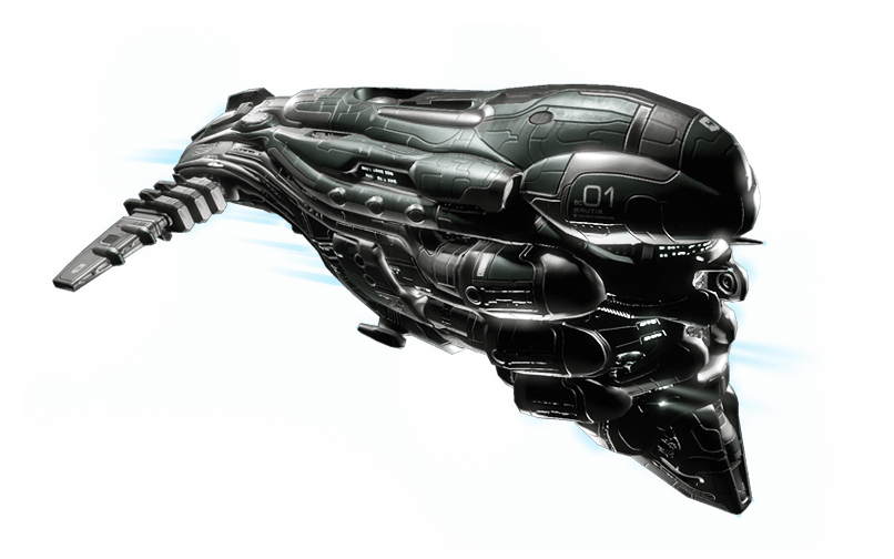 เรือลาดตระเวนรบ «Brutix» ใน EVE Online